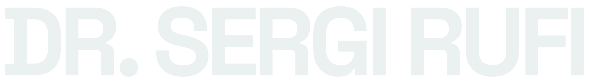 Dr. Sergi Rufi